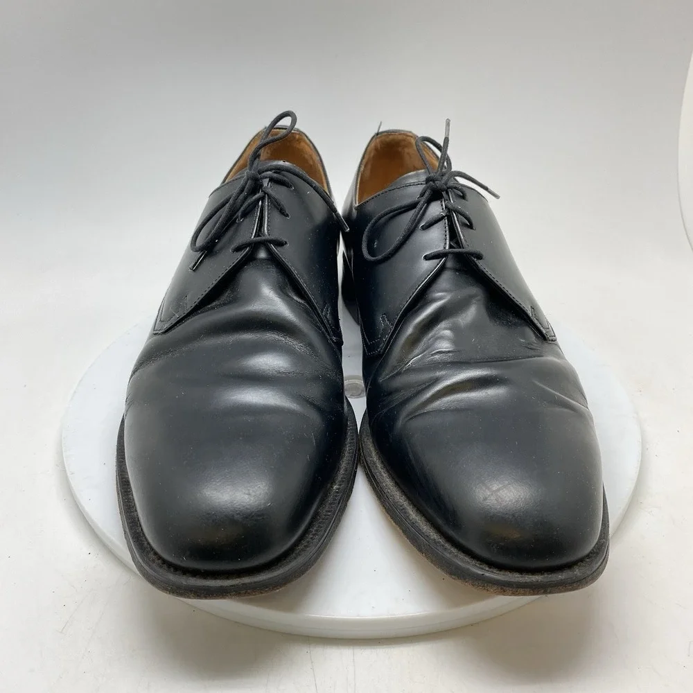 William‎ Chatsworth Oxford Dress Shoes Mens 13 D Black Leather England Preppy